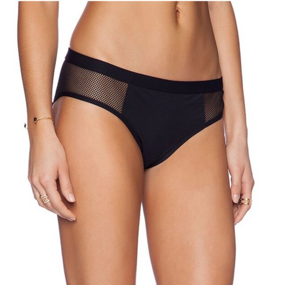 T ALEXANDER WANG Mesh & Matte tricot bikini bottom M - Picture 2 of 8